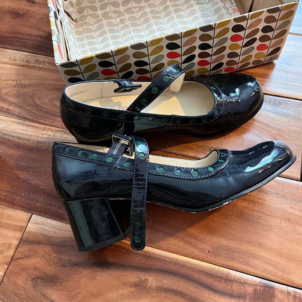 Orla Kiely x Clarks Mary Jane Pumps